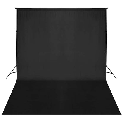 160070 vidaXL Backdrop Support System 500 x 300 cm Black