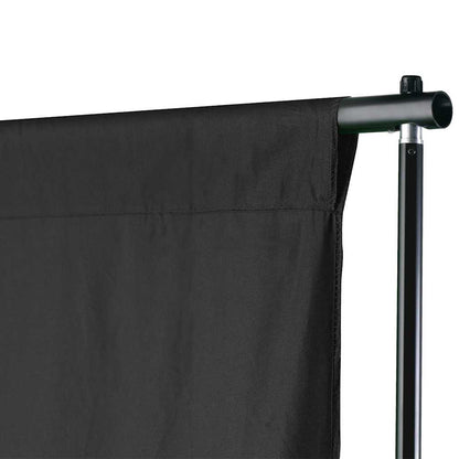 160070 vidaXL Backdrop Support System 500 x 300 cm Black