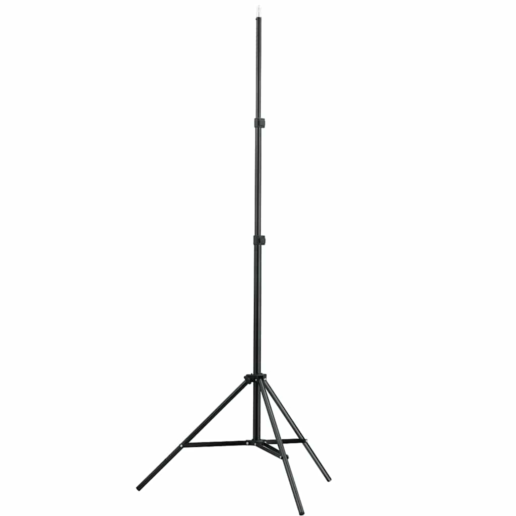 160070 vidaXL Backdrop Support System 500 x 300 cm Black
