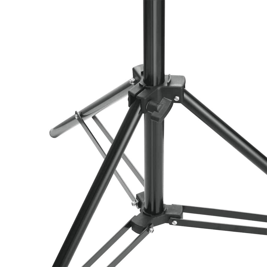 160070 vidaXL Backdrop Support System 500 x 300 cm Black
