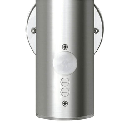 Outdoor Wall Lamps 2 pcs with Motion Detector Stainless Steel