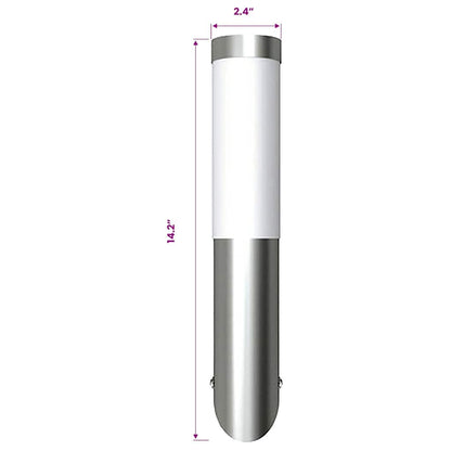 Outdoor Wall Lights 2 pcs Stainless Steel