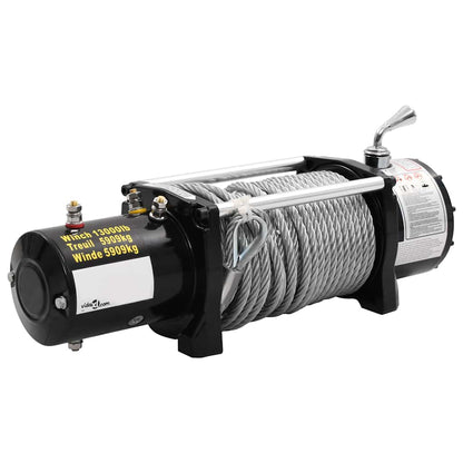 210022 vidaXL Electric Winch 12 V 5909 kg