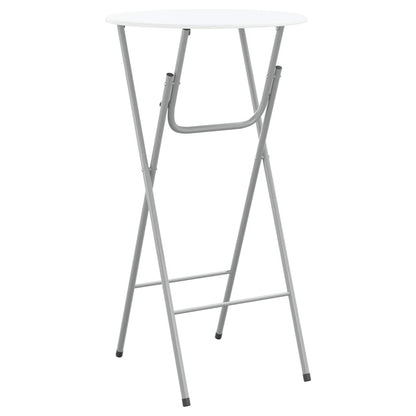 Bar Tables 4 pcs with MDF Tabletop White