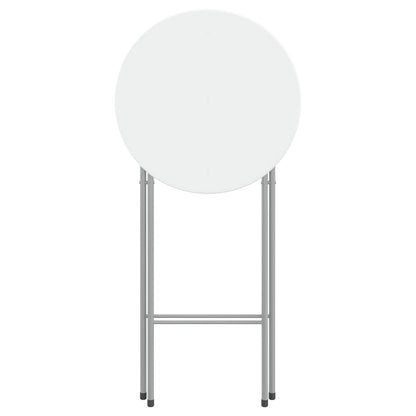 Bar Tables 4 pcs with MDF Tabletop White