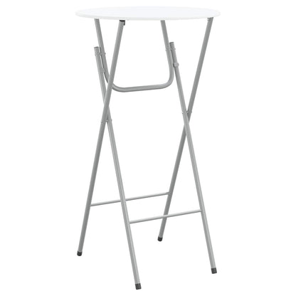 Bar Tables 4 pcs with MDF Tabletop White
