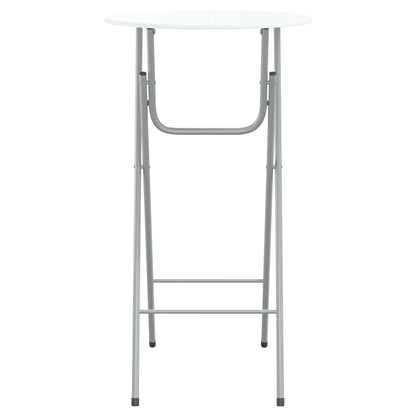 Bar Tables 4 pcs with MDF Tabletop White