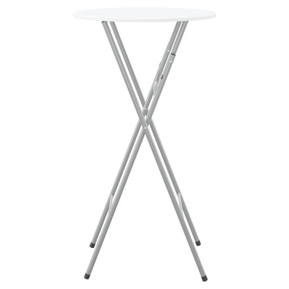 Bar Tables 4 pcs with MDF Tabletop White