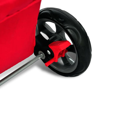 Folding Pet Stroller Dog/Cat Travel Carrier Red
