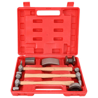 7-Piece Auto Body Hammer and Dolly Dent Repair Set