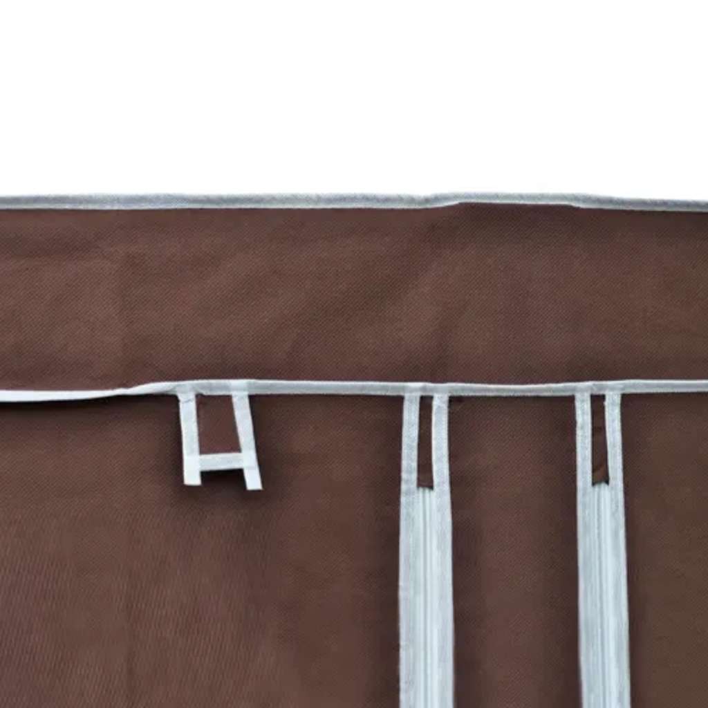 Fabric Wardrobe Brown