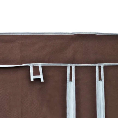 Fabric Wardrobe Brown