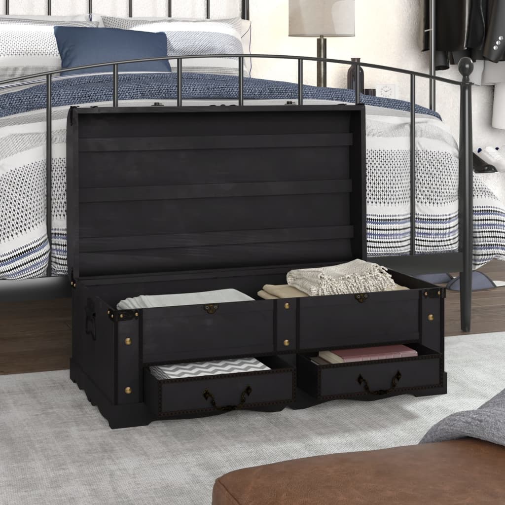Storage Box | Black | Plywood | Large | Storage Box | Rectangular