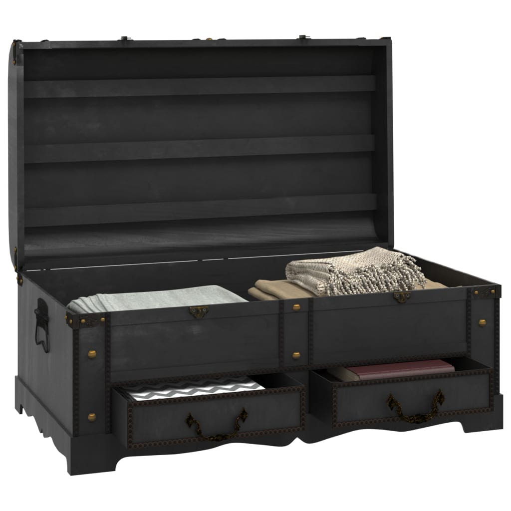 Storage Box | Black | Plywood | Large | Storage Box | Rectangular