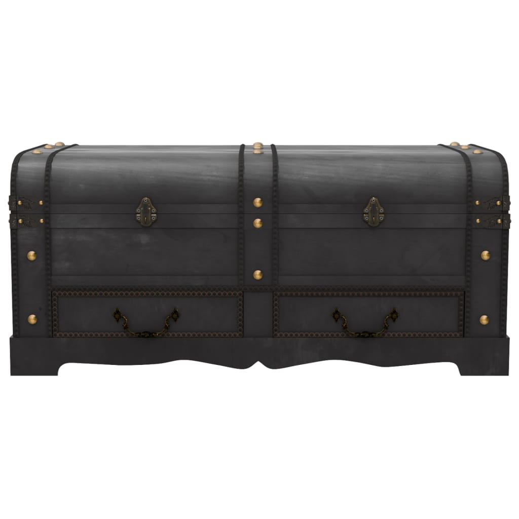 Storage Box | Black | Plywood | Large | Storage Box | Rectangular