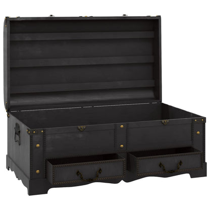Storage Box | Black | Plywood | Large | Storage Box | Rectangular
