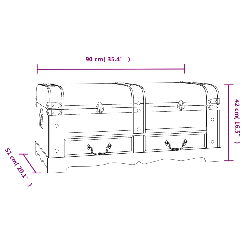 Storage Box | Black | Plywood | Large | Storage Box | Rectangular