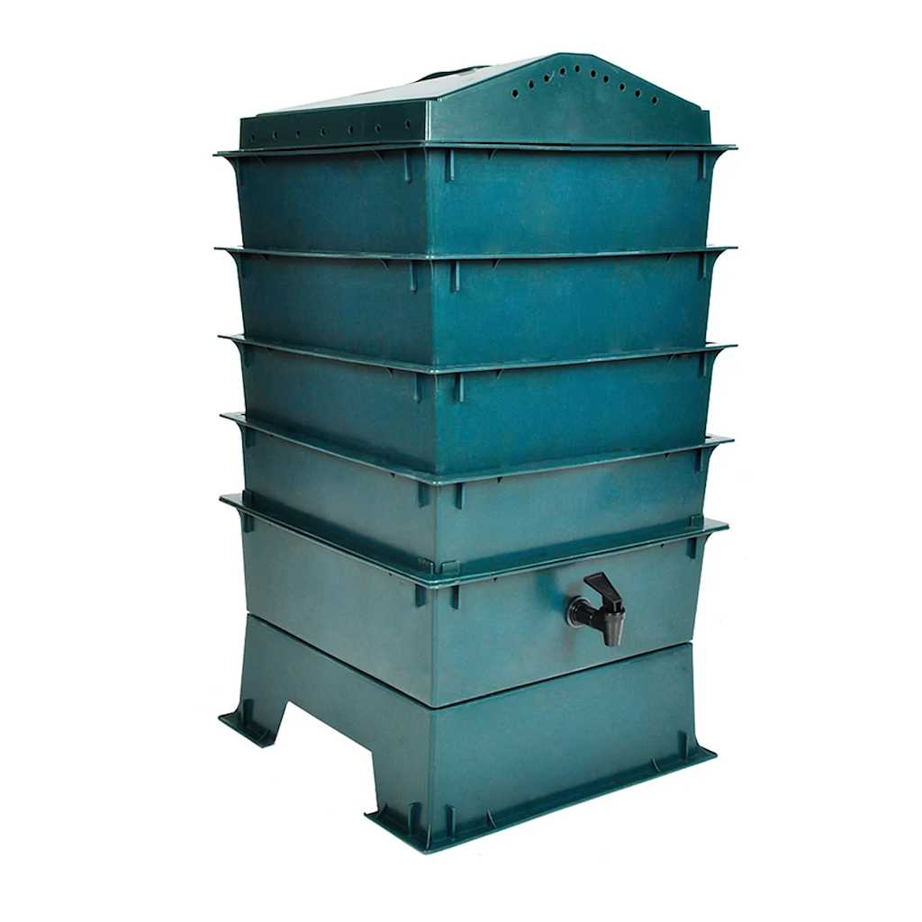 4-Tray Worm Factory 42x42x60 cm