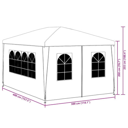 Party Tent 3x4 m White