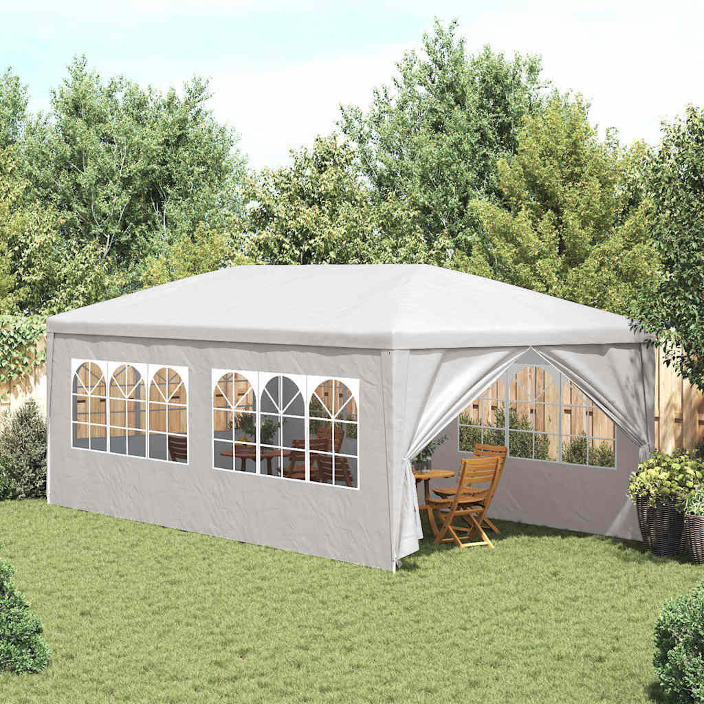 Party Tent | White | Polyethylene | 3x6 metres | Durable | Party Tent