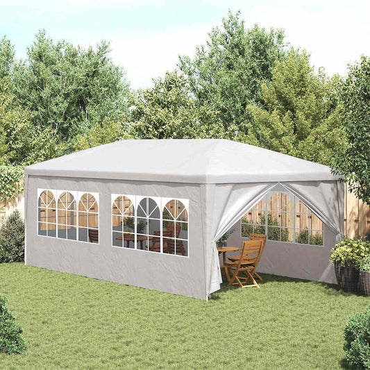Party Tent | White | Polyethylene | 3x6 metres | Durable | Party Tent