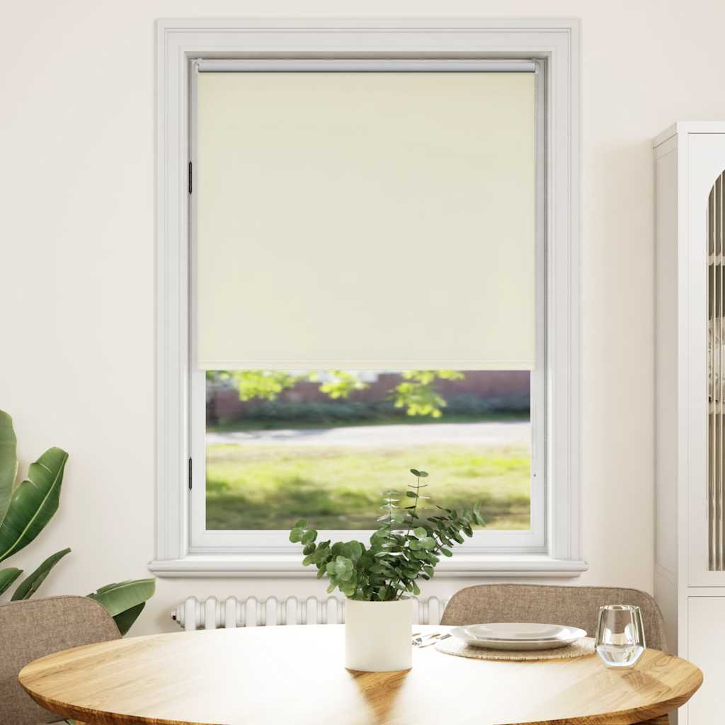 Roller blind blackout 84.4x175 cm Fabric Width 80 cm off white