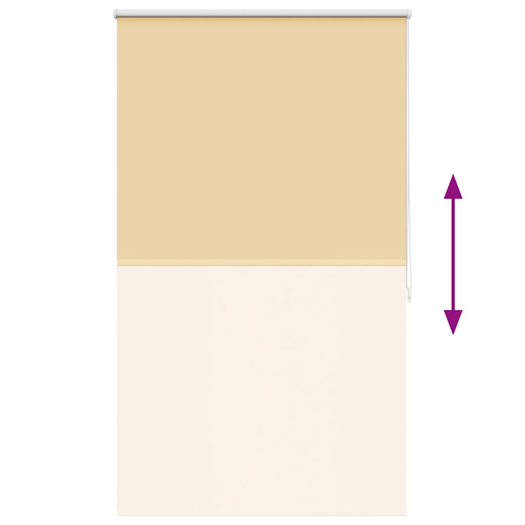 Roller blind blackout 84.4x175 cm Fabric Width 80 cm beige