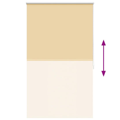 Roller blind blackout 84.4x175 cm Fabric Width 80 cm beige