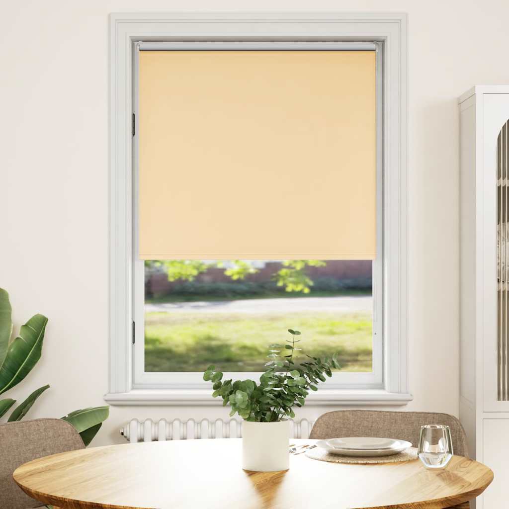 Roller blind blackout 84.4x175 cm Fabric Width 80 cm beige