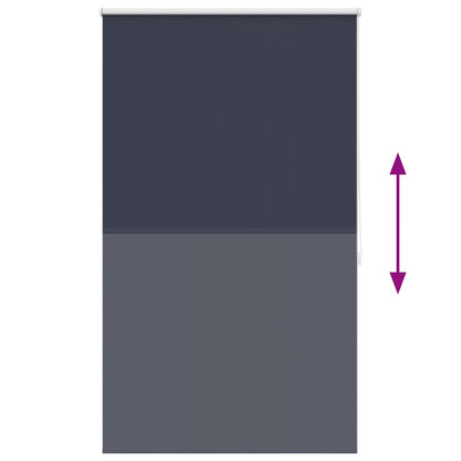 Roller blind blackout 84.4x175 cm Fabric Width 80 cm marine