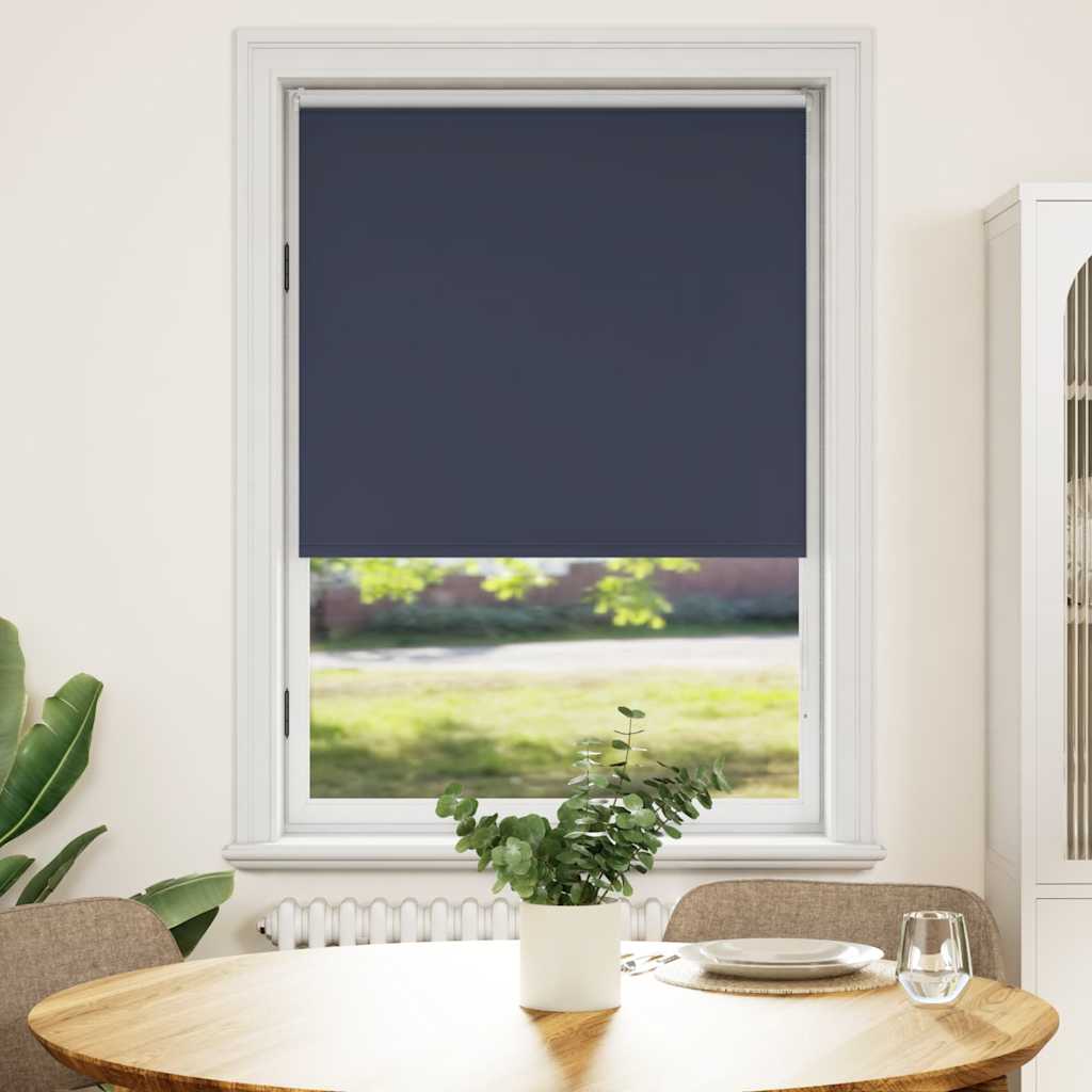 Roller blind blackout 84.4x175 cm Fabric Width 80 cm marine