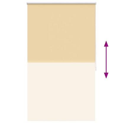 Roller blind blackout 104.4x175 cm Fabric Width 100 cm beige