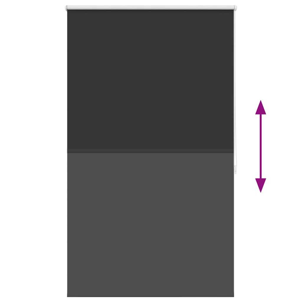 Roller blind blackout 104.4x175 cm Fabric Width 100 cm black