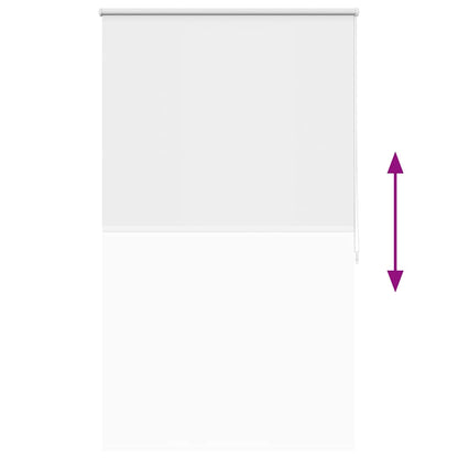 Roller blind blackout 124.4x175 cm Fabric Width 120 cm white