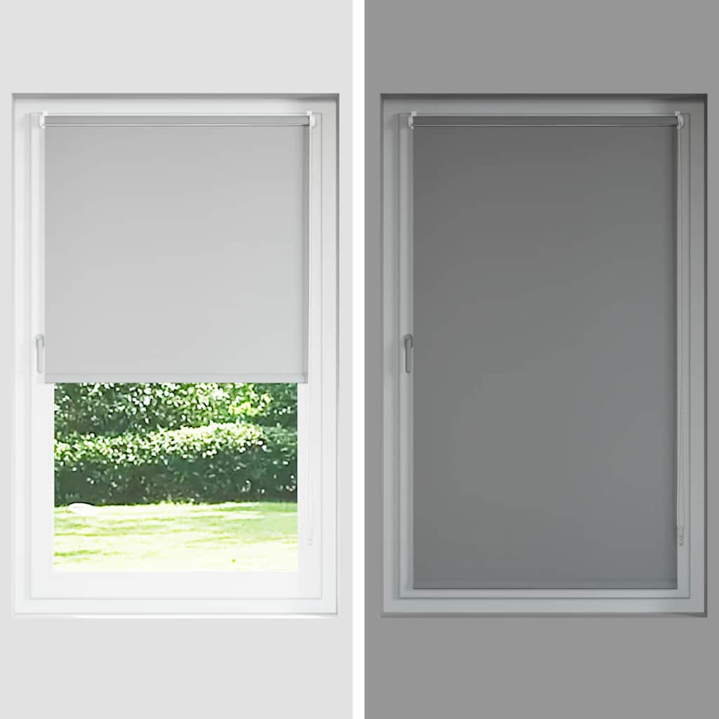 Roller blind blackout 164.4x175 cm Fabric Width 160 cm off white