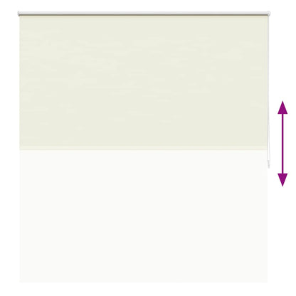 Roller blind blackout 164.4x175 cm Fabric Width 160 cm off white