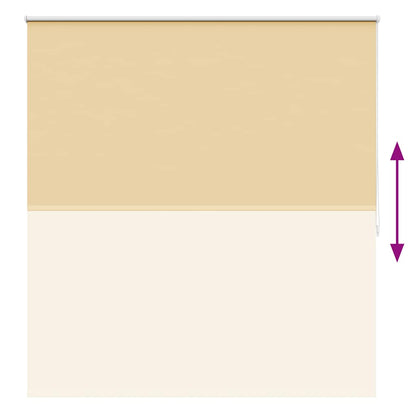 Roller blind blackout 164.4x175 cm Fabric Width 160 cm beige