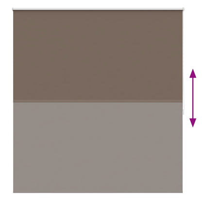Roller blind blackout 164.4x175 cm Fabric Width 160 cm coffee