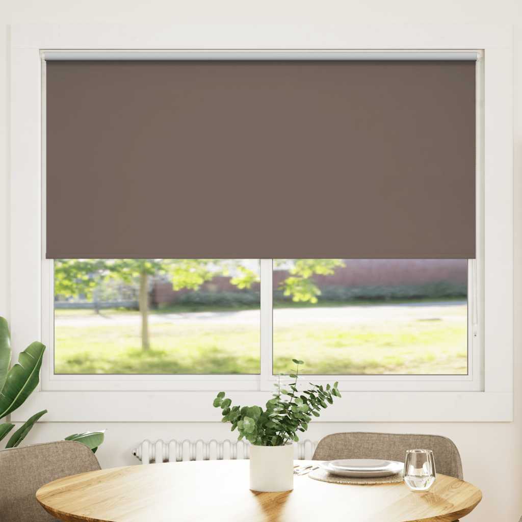 Roller blind blackout 164.4x175 cm Fabric Width 160 cm coffee