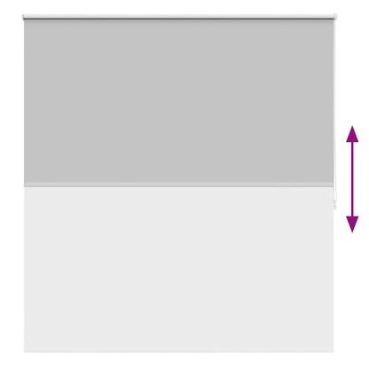 Roller blind blackout 164.4x175 cm Fabric Width 160 cm grey