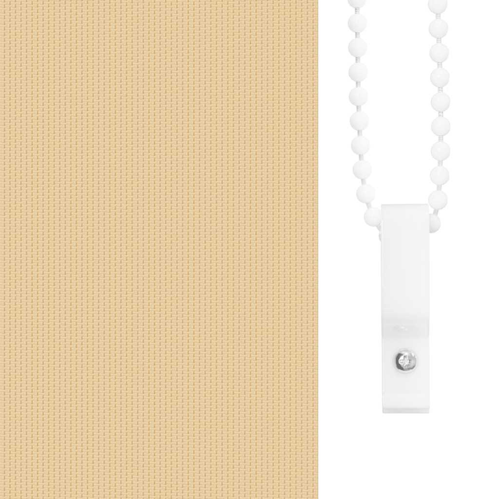 Roller blind blackout 84.4x230 cm Fabric Width 80 cm beige
