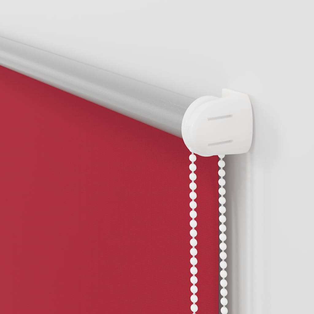 Roller blind blackout 104.4x230 cm Fabric Width 100 cm red