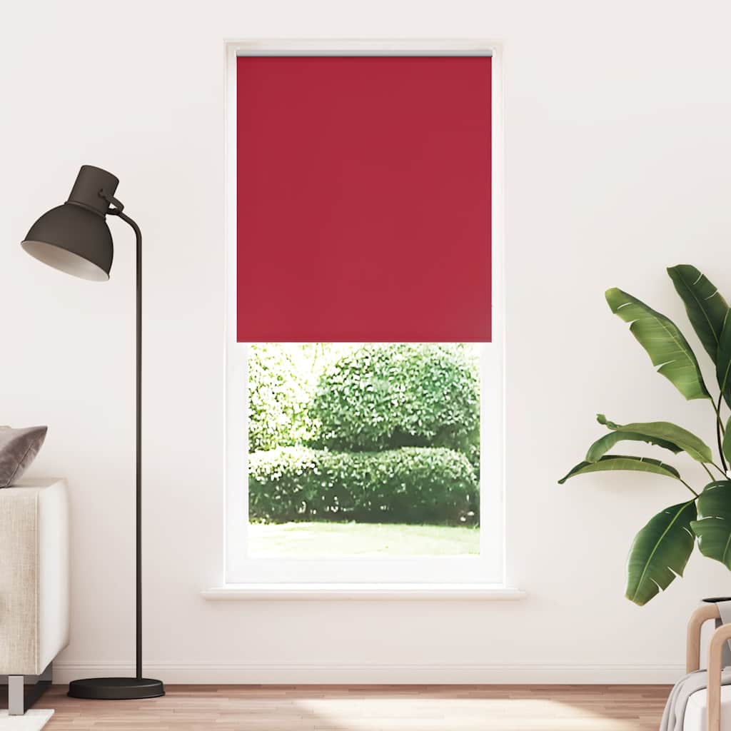 Roller blind blackout 104.4x230 cm Fabric Width 100 cm red