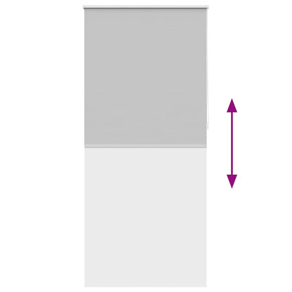 Roller blind blackout 104.4x230 cm Fabric Width 100 cm grey