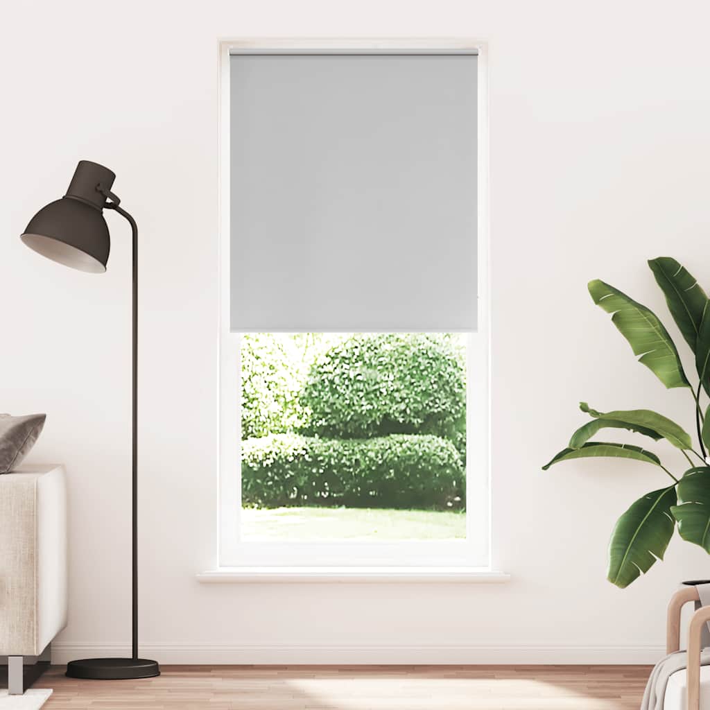 Roller blind blackout 104.4x230 cm Fabric Width 100 cm grey