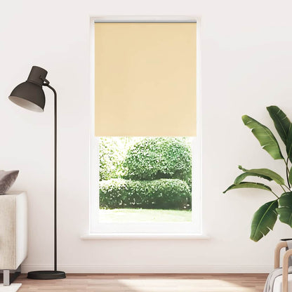 Roller blind blackout 124.4x230 cm Fabric Width 120 cm beige
