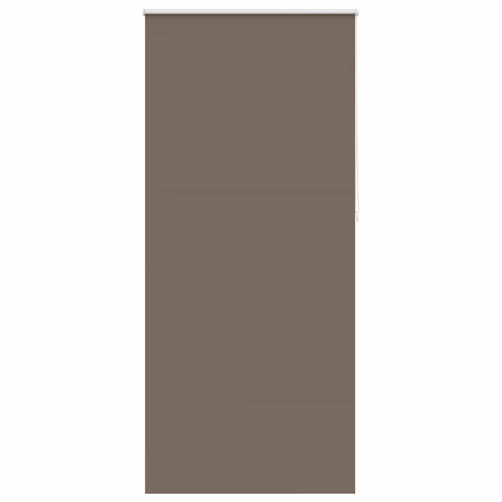 Roller blind blackout 124.4x230 cm Fabric Width 120 cm coffee