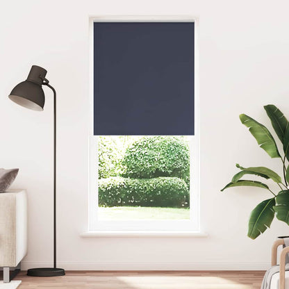 Roller blind blackout 124.4x230 cm Fabric Width 120 cm marine