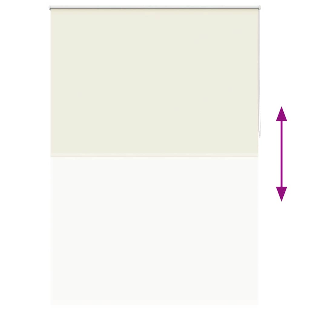 Roller blind blackout 144.4x230 cm Fabric Width 140 cm off white