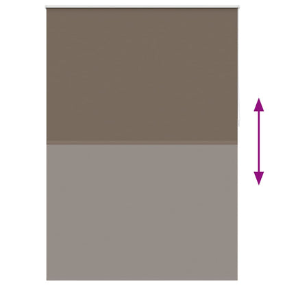 Roller blind blackout 144.4x230 cm Fabric Width 140 cm coffee